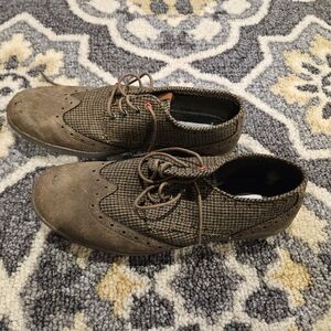 Ben Sherman Brown Suede Wingtip Style Mens Size 10